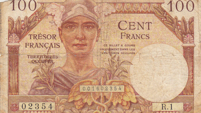 100 francs Trésor Français type 1947