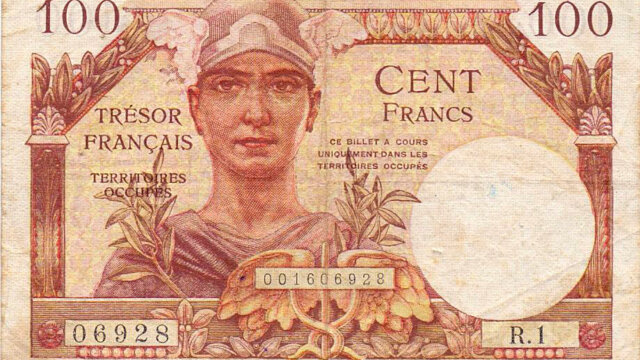 100 francs Trésor Français type 1947