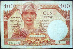 100 francs Trésor Français type 1947