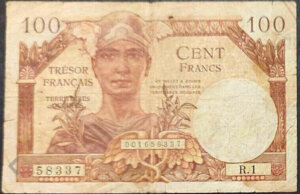 100 francs Trésor Français type 1947