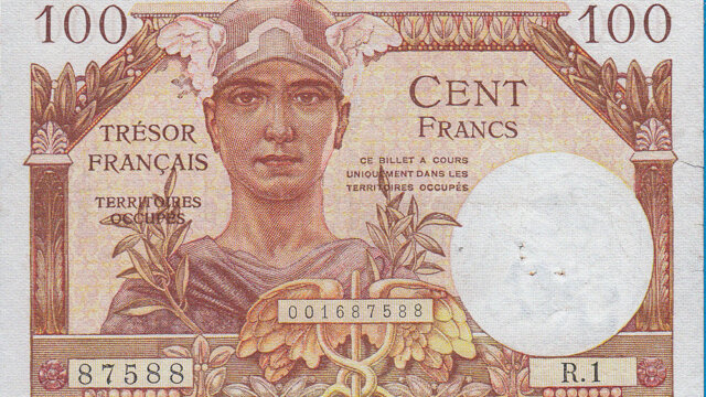 100 francs Trésor Français type 1947