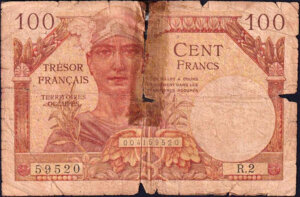 100 francs Trésor Français type 1947