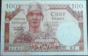 100 francs Trésor Français type 1947