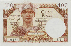 100 francs Trésor Français type 1947