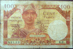 100 francs Trésor Français type 1947