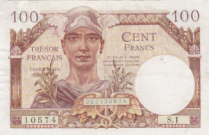 100 francs Trésor Français type 1947