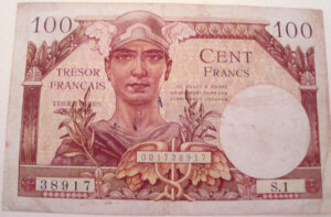 100 francs Trésor Français type 1947