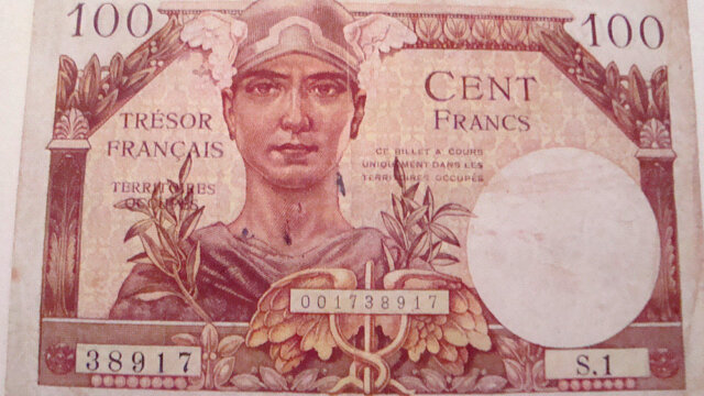 100 francs Trésor Français type 1947