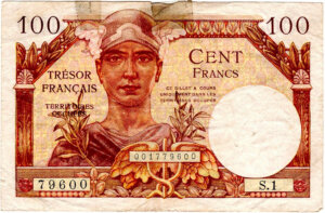 100 francs Trésor Français type 1947