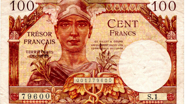 100 francs Trésor Français type 1947