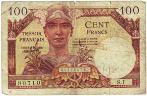 100 francs Trésor Français type 1947