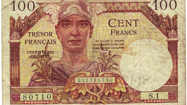 100 francs Trésor Français type 1947