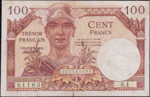 100 francs Trésor Français type 1947