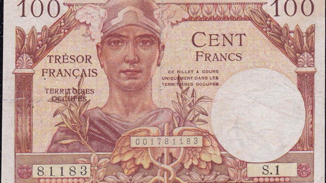 100 francs Trésor Français type 1947