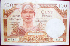 100 francs Trésor Français type 1947