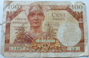 100 francs Trésor Français type 1947