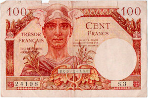 100 francs Trésor Français type 1947