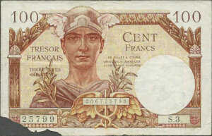 100 francs Trésor Français type 1947