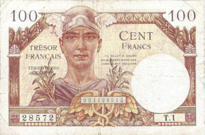 100 francs Trésor Français type 1947