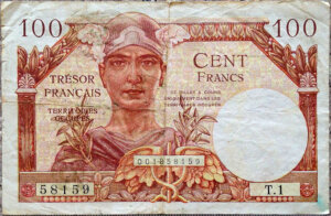 100 francs Trésor Français type 1947