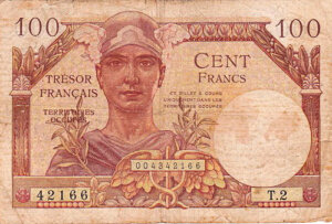 100 francs Trésor Français type 1947