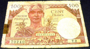 100 francs Trésor Français type 1947