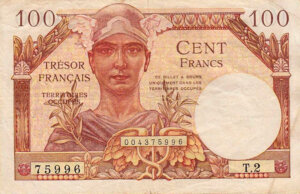 100 francs Trésor Français type 1947