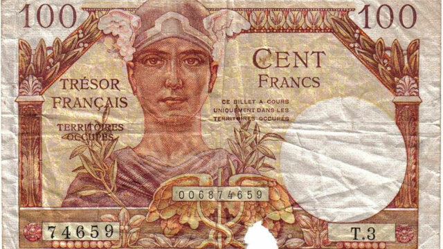 100 francs Trésor Français type 1947