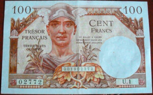 100 francs Trésor Français type 1947