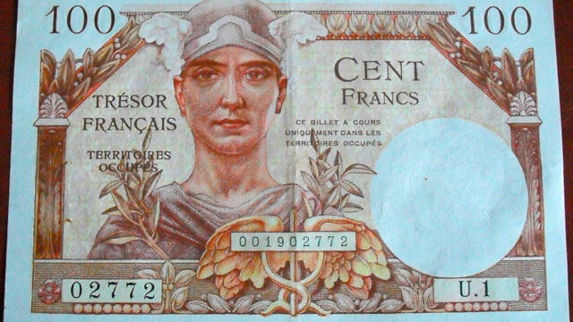 100 francs Trésor Français type 1947