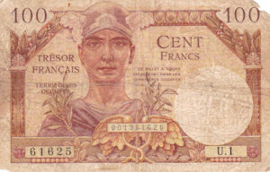 100 francs Trésor Français type 1947