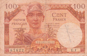 100 francs Trésor Français type 1947