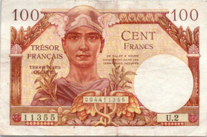 100 francs Trésor Français type 1947