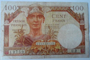 100 francs Trésor Français type 1947