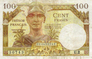 100 francs Trésor Français type 1947