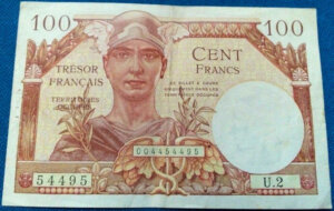 100 francs Trésor Français type 1947