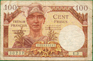 100 francs Trésor Français type 1947