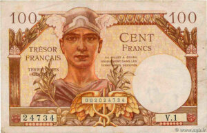 100 francs Trésor Français type 1947