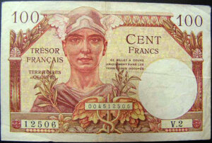 100 francs Trésor Français type 1947