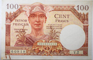 100 francs Trésor Français type 1947