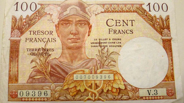 100 francs Trésor Français type 1947