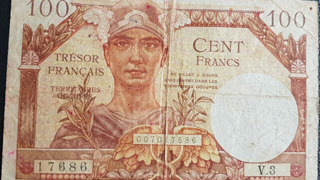 100 francs Trésor Français type 1947