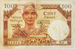 100 francs Trésor Français type 1947