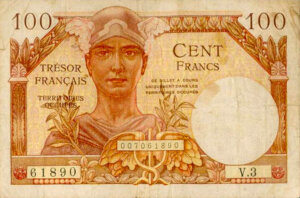 100 francs Trésor Français type 1947