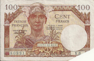 100 francs Trésor Français type 1947