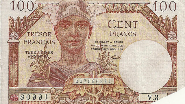 100 francs Trésor Français type 1947