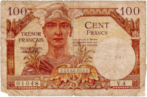 100 francs Trésor Français type 1947