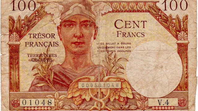 100 francs Trésor Français type 1947