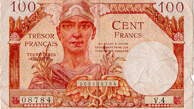 100 francs Trésor Français type 1947