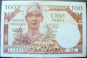 100 francs Trésor Français type 1947